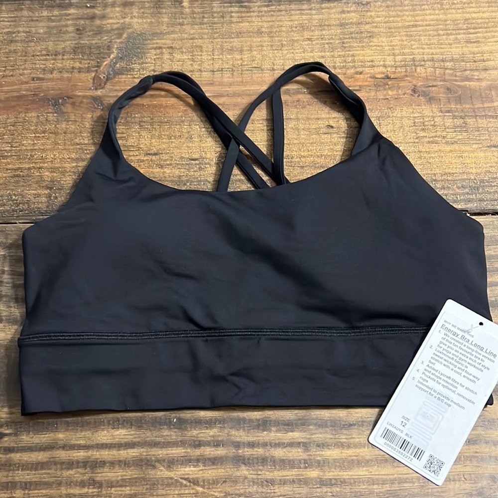 Lululemon Energy Bra Long Line / Size 12